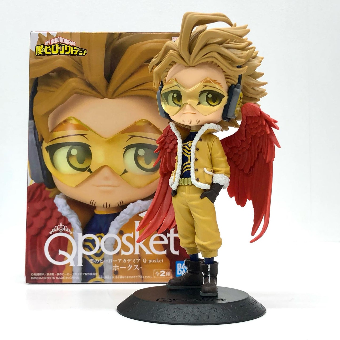 【中古】 ホークスB(ビビットカラー)「僕のヒーローアカデミア」Qposket-ホークス- 僕のヒーローアカデミア フィギュア ホークス Q posket B (ビビットカラー) 2601177【フィギュア】【飾磨店】