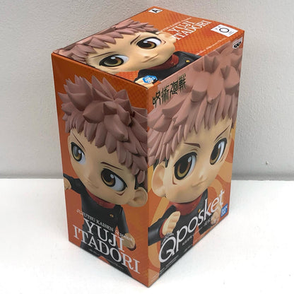【中古】 虎杖悠仁A(衣装ブラック)「呪術廻戦」Qposket-虎杖悠仁-【フィギュア】【飾磨店】