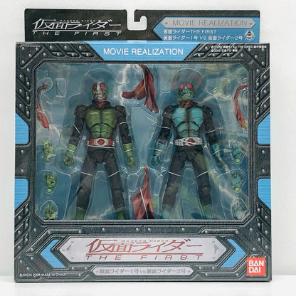 【中古】 MOVIEREALIZATION仮面ライダー1号・2号「仮面ライダーTHEFIRST」【フィギュア】