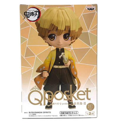 [Used] Demon Slayer: Kimetsu no Yaiba Figure Zenitsu Agatsuma Q posket B (Sepia Color) 2588652 [Figure] [Kakogawa Logistics] 