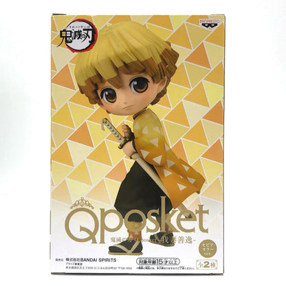 [Used] Demon Slayer: Kimetsu no Yaiba Figure Zenitsu Agatsuma Q posket B (Sepia Color) 82576 [Figure] [Kakogawa Logistics] 