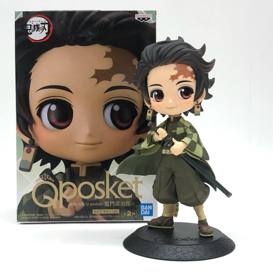【中古】 竈門炭治郎(セピアカラー)「鬼滅の刃」Qposket-竈門炭治郎-【フィギュア】【飾磨店】