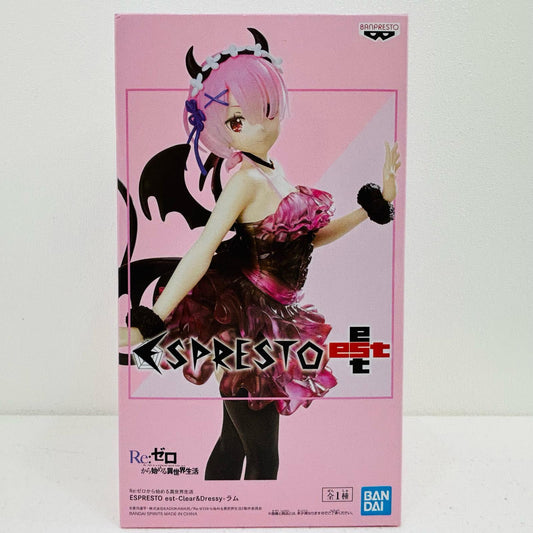 【中古】 ラム「Re：ゼロから始める異世界生活」ESPRESTOest-Clear＆Dressy-ラム Re：ゼロ フィギュア ラム ESPRESTOest Clear＆Dressy 2511218【フィギュア】【飾磨店】