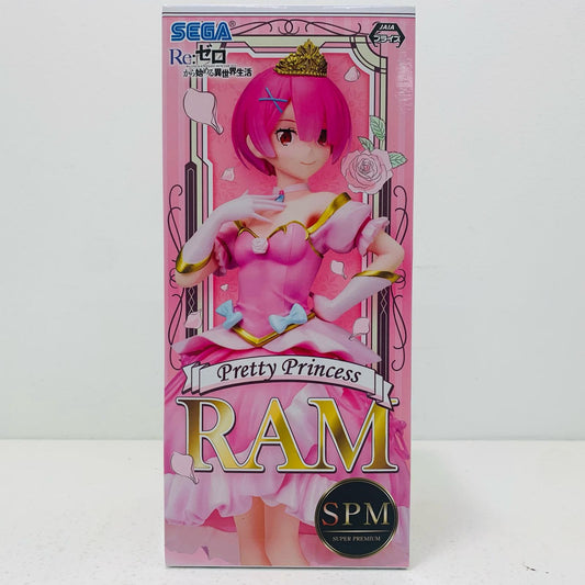 【中古】 ラムPrettyPrincessVer.スーパープレミアムフィギュア「Re：ゼロから始める異世界生活」【フィギュア】【飾磨店】