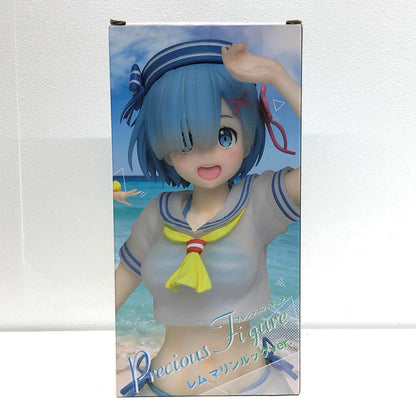 【中古】 レム～マリンルックver.～プレシャスフィギュア「Re：ゼロから始まる異世界生活」【フィギュア】