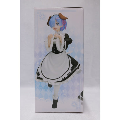 【中古】 レム～MemorySnowわんこver.～Corefulフィギュア「Re：ゼロから始める異世界生活」【フィギュア】