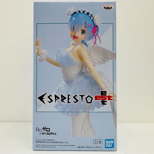 【中古】 レム「Re：ゼロから始める異世界生活」ESPRESTOest-Clear＆Dressy-レム Re：ゼロ フィギュア レム ESPRESTOest Clear＆Dressy 2515950【フィギュア】【飾磨店】