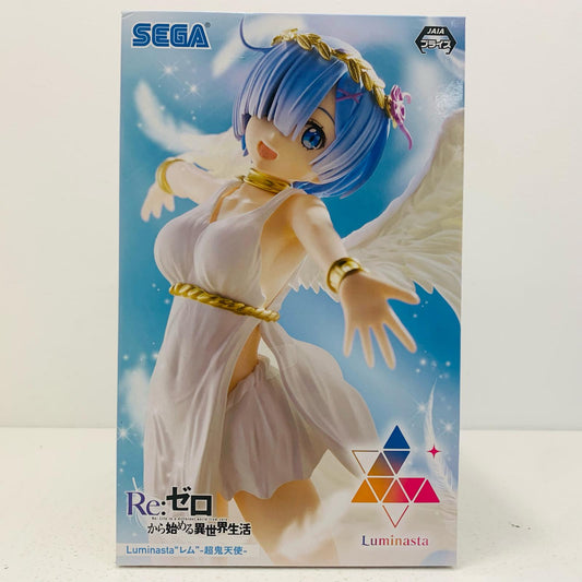【中古】 レム「Re：ゼロから始める異世界生活」Luminasta“レム”-超鬼天使-【フィギュア】【飾磨店】