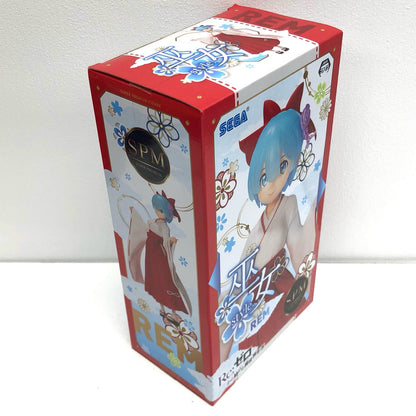 [Used] Re:ZERO -Starting Life in Another World- Figure Rem Premium Shrine Maiden-Style 1045082 [Figure] [Kakogawa Logistics] 