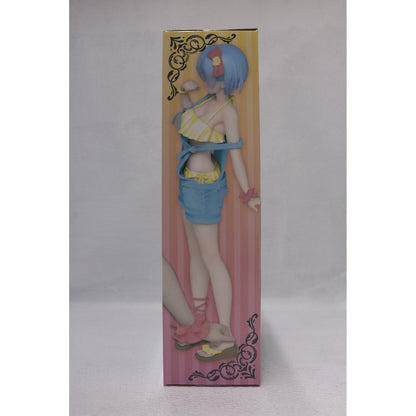 【中古】 レム～オリジナルサロペット水着Ver.Special～セガ限定プレシャスフィギュア「Re：ゼロから始める異世界生活」【フィギュア】【飾磨店】