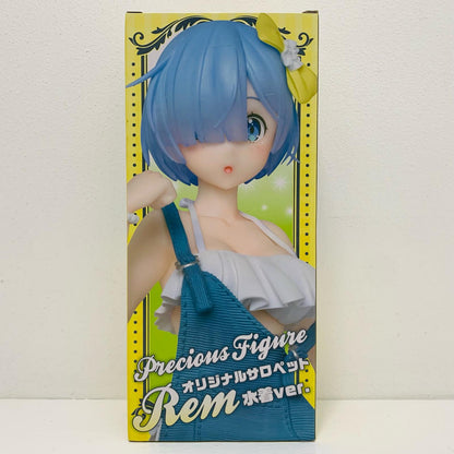 【中古】 レム～オリジナルサロペット水着Ver.～プレシャスフィギュア「Re：ゼロから始める異世界生活」【フィギュア】