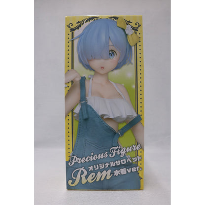 【中古】 レム～オリジナルサロペット水着Ver.～プレシャスフィギュア「Re：ゼロから始める異世界生活」【フィギュア】【飾磨店】