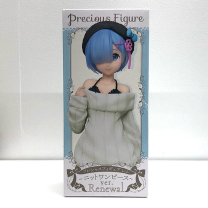 【中古】 レム～ニットワンピースver.～Renewal～プレシャスフィギュア「Re：ゼロから始める異世界生活」【フィギュア】