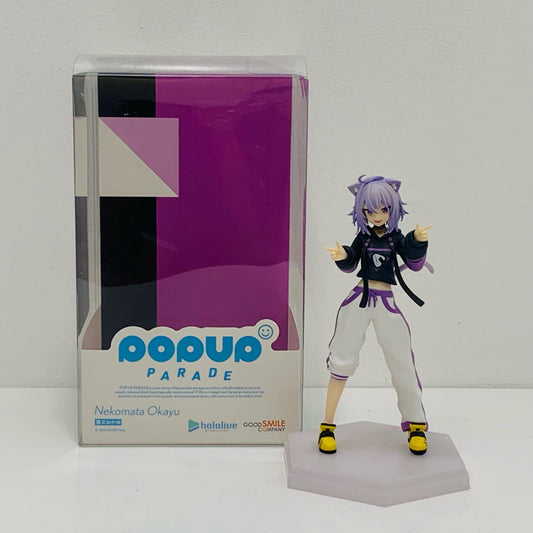 【中古】 POPUPPARADE猫又おかゆ「バーチャルYouTuber」ABS＆PVC製塗装済み完成品【フィギュア】【飾磨店】
