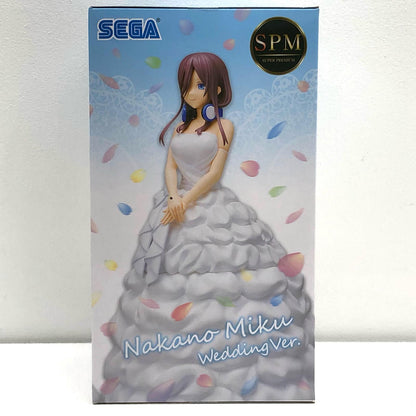 【中古】 中野三玖「五等分の花嫁∬」スーパープレミアムフィギュア“中野三玖”花嫁Ver.【フィギュア】【飾磨店】
