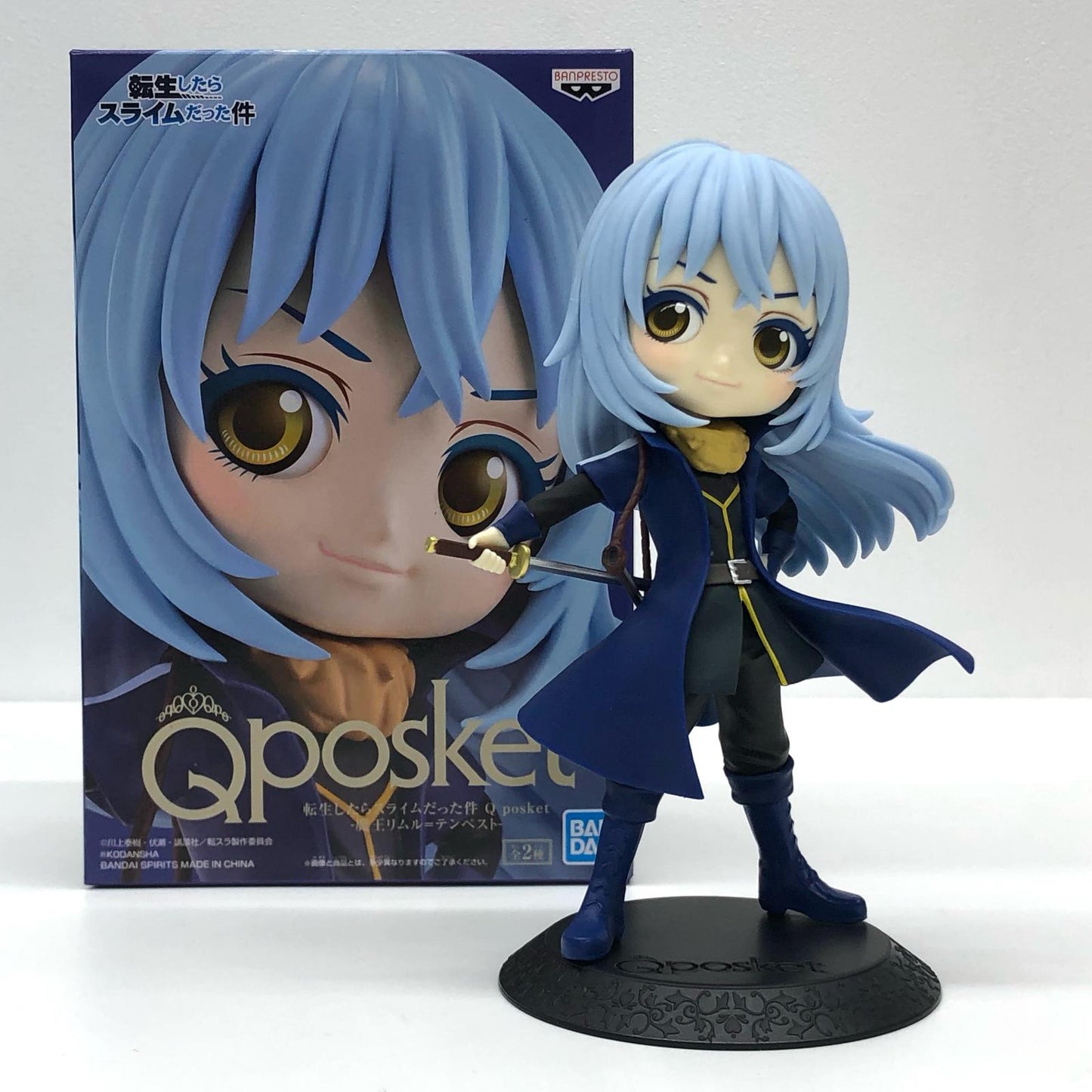 【中古】 リムル=テンペストB(衣装紺)「転生したらスライムだった件」Qposket-魔王リムル＝テンペスト-【フィギュア】