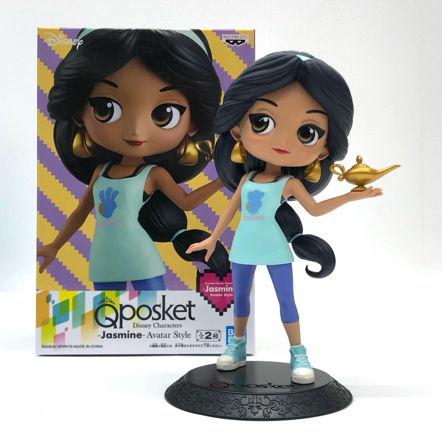 【中古】 ジャスミン(衣装淡)「ディズニープリンセス」QposketDisneyCharacters-Jasmine-AvatarStyle【フィギュア】【飾磨店】