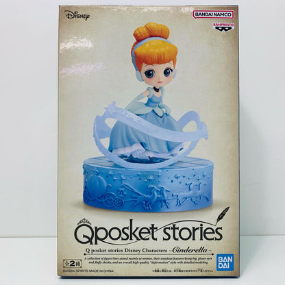 【中古】 シンデレラA(台座ブルー)「シンデレラ」QposketstoriesDisneyCharacters-Cinderella-【フィギュア】