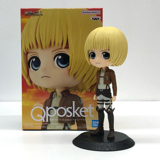 【中古】 アルミン・アルレルトB(ポーズ)「進撃の巨人」Qposket-アルミン・アルレルト-【フィギュア】【飾磨店】