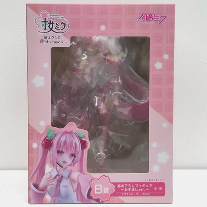 桜ミク～2ndseason～B賞描き下ろしフィギュア～おすましver.～「タイトーくじ本舗桜ミク2ndseason」【フィギュア】