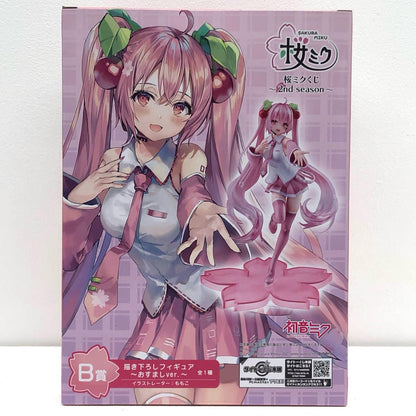 桜ミク～2ndseason～B賞描き下ろしフィギュア～おすましver.～「タイトーくじ本舗桜ミク2ndseason」【フィギュア】