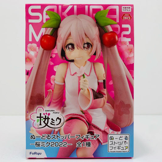 【中古】 桜ミクぬーどるストッパーフィギュア-桜ミク2022-「キャラクター・ボーカル・シリーズ01初音ミク」【フィギュア】