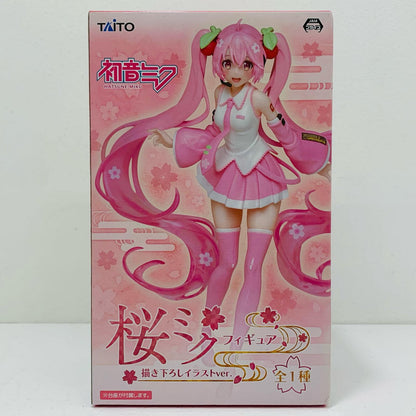 【中古】 桜ミク描き下ろしイラストver.オリジナル桜ミクフィギュア「キャラクター・ボーカル・シリーズ01初音ミク」【フィギュア】