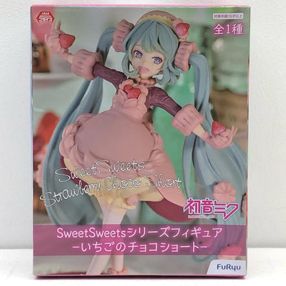 [Used] VOCALOID Figure Hatsune Miku Sweet Sweets Strawberry Chocolate Shortcake [Figure] [Kakogawa Logistics] 