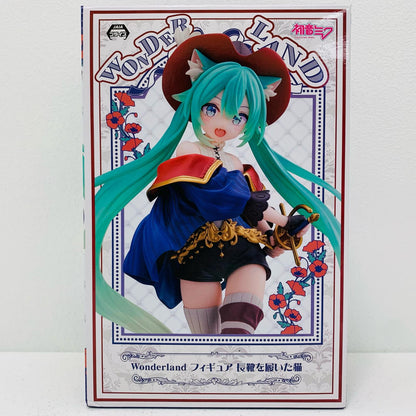 【中古】 初音ミクWonderlandフィギュア長靴を履いた猫「キャラクター・ボーカル・シリーズ01初音ミク」【フィギュア】