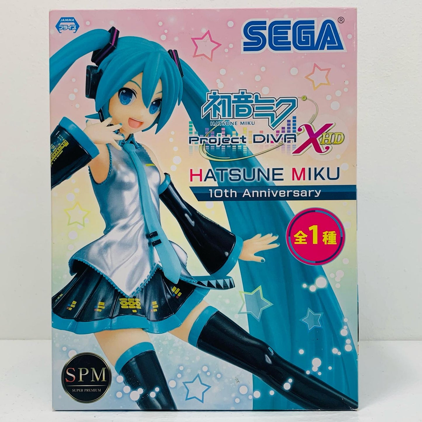 【中古】 初音ミクスーパープレミアムフィギュア”初音ミク10thAnniversary”「初音ミク-ProjectDIVA-XHD」【フィギュア】