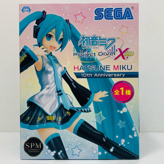 【中古】 初音ミクスーパープレミアムフィギュア”初音ミク10thAnniversary”「初音ミク-ProjectDIVA-XHD」【フィギュア】