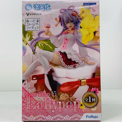 【中古】 洛天依「VOCALOID4Library洛天依」ぬーどるストッパーフィギュア-洛天依・Lollypopver.-【フィギュア】