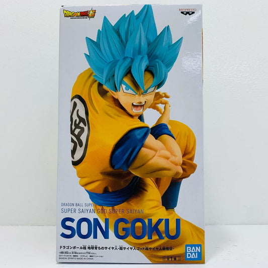 SSGSS孫悟空「ドラゴンボール超」地球育ちのサイヤ人-超サイヤ人ゴッド超サイヤ人孫悟空-ナムコ限定【フィギュア】