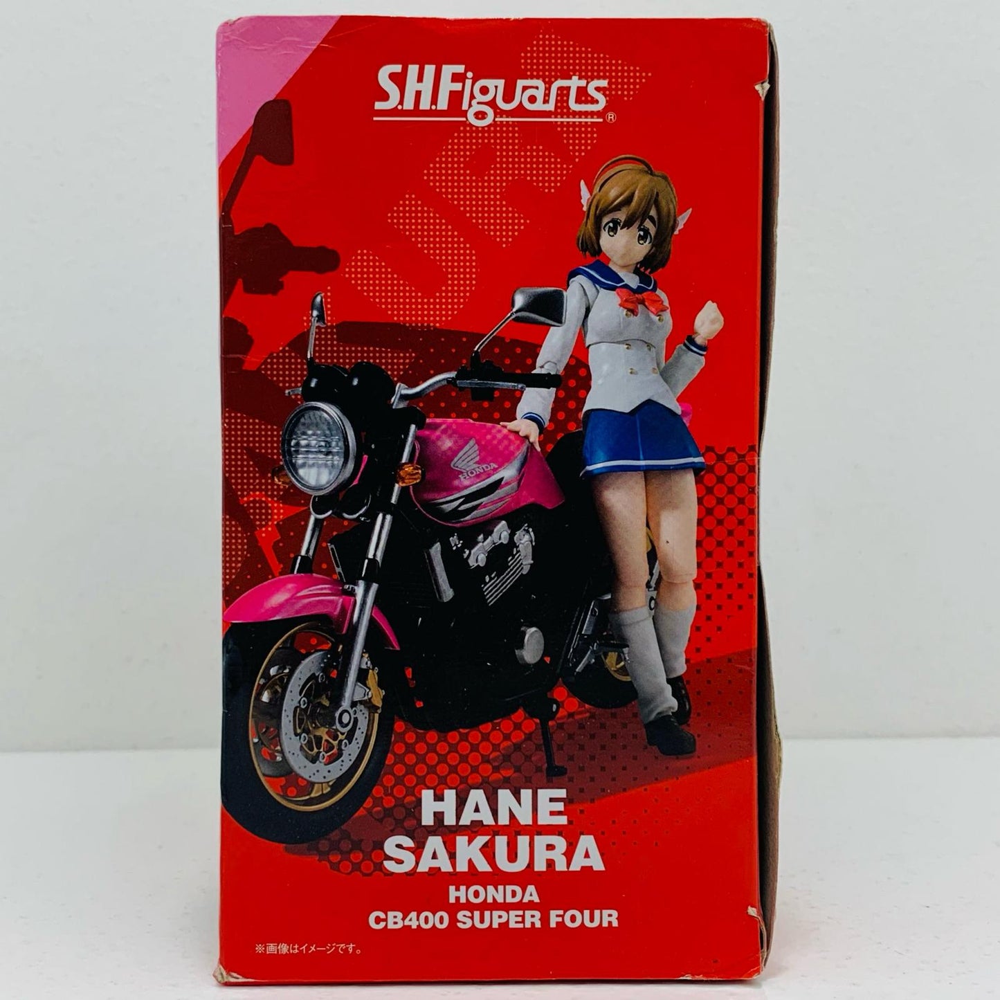【中古】 S.H.Figuarts佐倉羽音(制服)＆CB400SUPERFOUR「ばくおん!!」【フィギュア】
