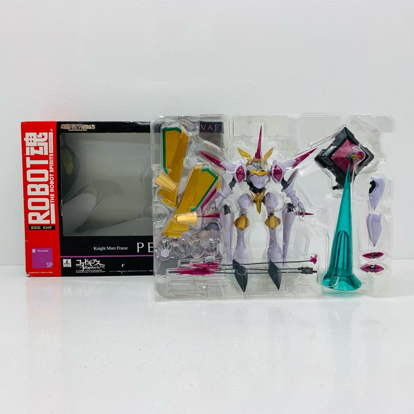 【中古】 ROBOT魂＜SIDEKMF＞パーシヴァル「コードギアス反逆のルルーシュR2」魂ウェブ商店限定【フィギュア】【飾磨店】
