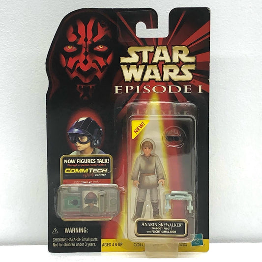 【中古】 アナキン・スカイウォーカーパイロットバージョン「スター・ウォーズエピソード1/ファントム・メナス」コムテックベーシックフィギュア【フィギュア】【加古川物流】