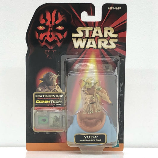【中古】 ヨーダ「スター・ウォーズエピソード1/ファントム・メナス」コムテックベーシックフィギュア【フィギュア】【加古川物流】
