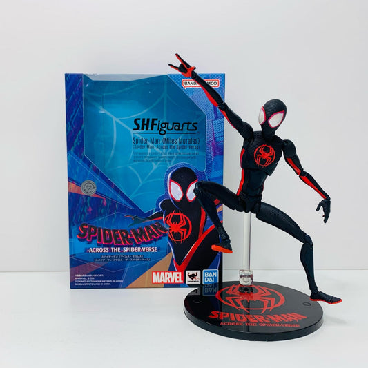【中古】 S.H.Figuartsスパイダーマン（マイルス・モラレス）「スパイダーマン：アクロス・ザ・スパイダーバース」【フィギュア】【飾磨店】