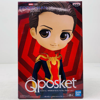 【中古】 スパイダーマンB(素顔)「MARVEL」QposketMARVEL-SPIDER-MAN：NoWayHome-vol.1【フィギュア】【飾磨店】
