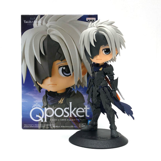 【中古】 テイルズオブアライズ フィギュア アルフェン Qposket A 衣装ブラック 2607220【フィギュア】【飾磨店】