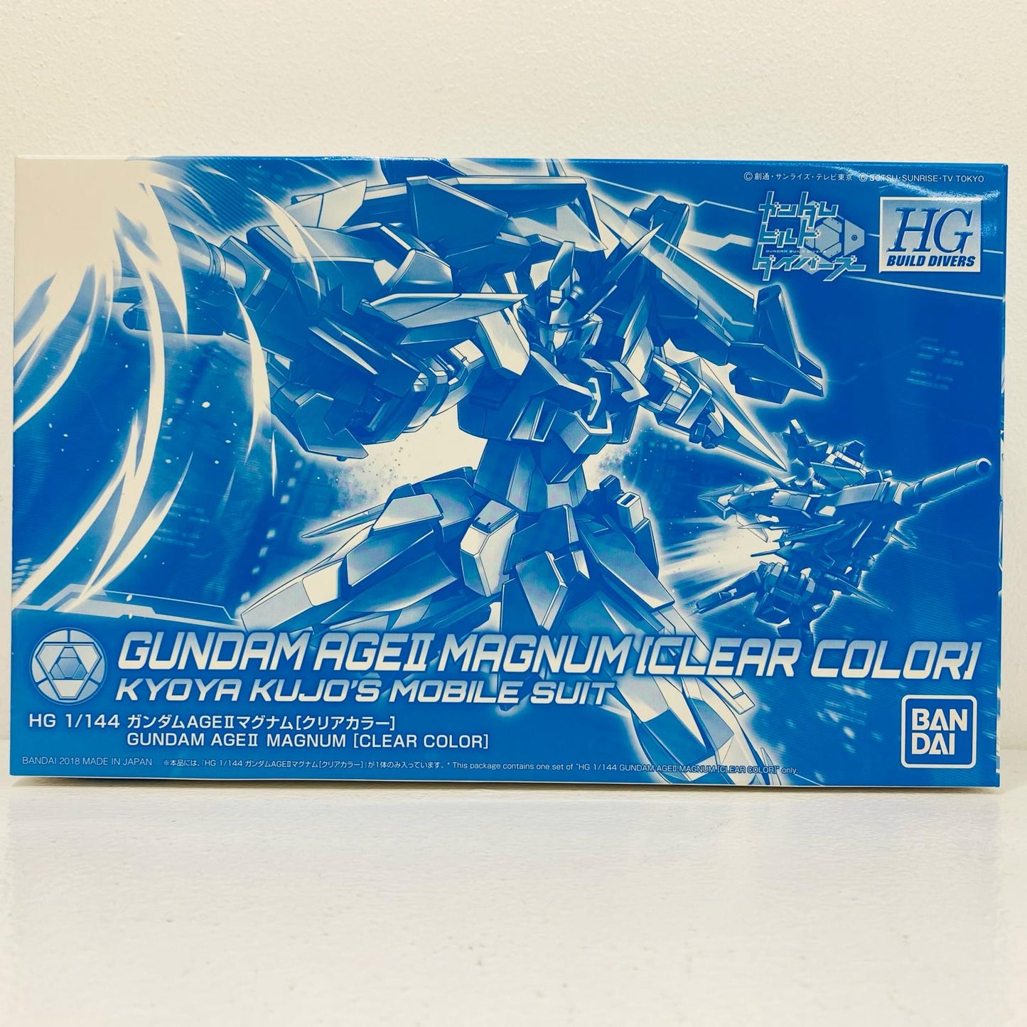 【中古】 [単品]1/144HGBDAGE-IIMGガンダムAGEIIマグナムクリアカラー「PS4ソフトNewガンダムブレイカープレミアムエディション」同梱特典[0230275]