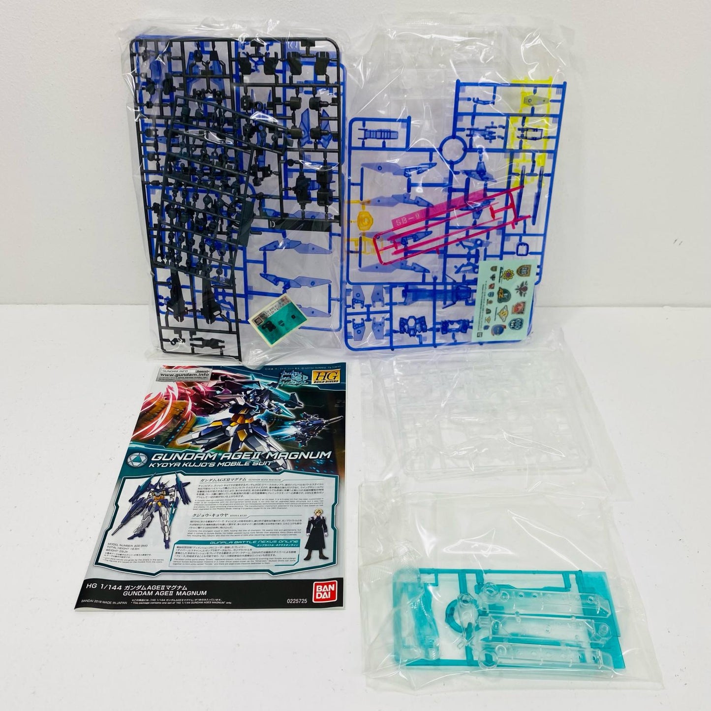 【中古】 [単品]1/144HGBDAGE-IIMGガンダムAGEIIマグナムクリアカラー「PS4ソフトNewガンダムブレイカープレミアムエディション」同梱特典[0230275]