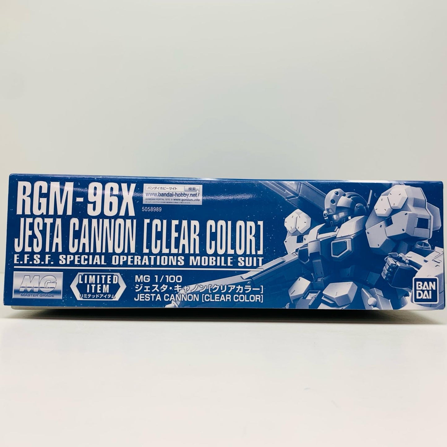 [Used] 1/100 MG RGM-96X Jesta Cannon (Clear Color) "Mobile Suit Gundam UC" Event Limited [5058989]