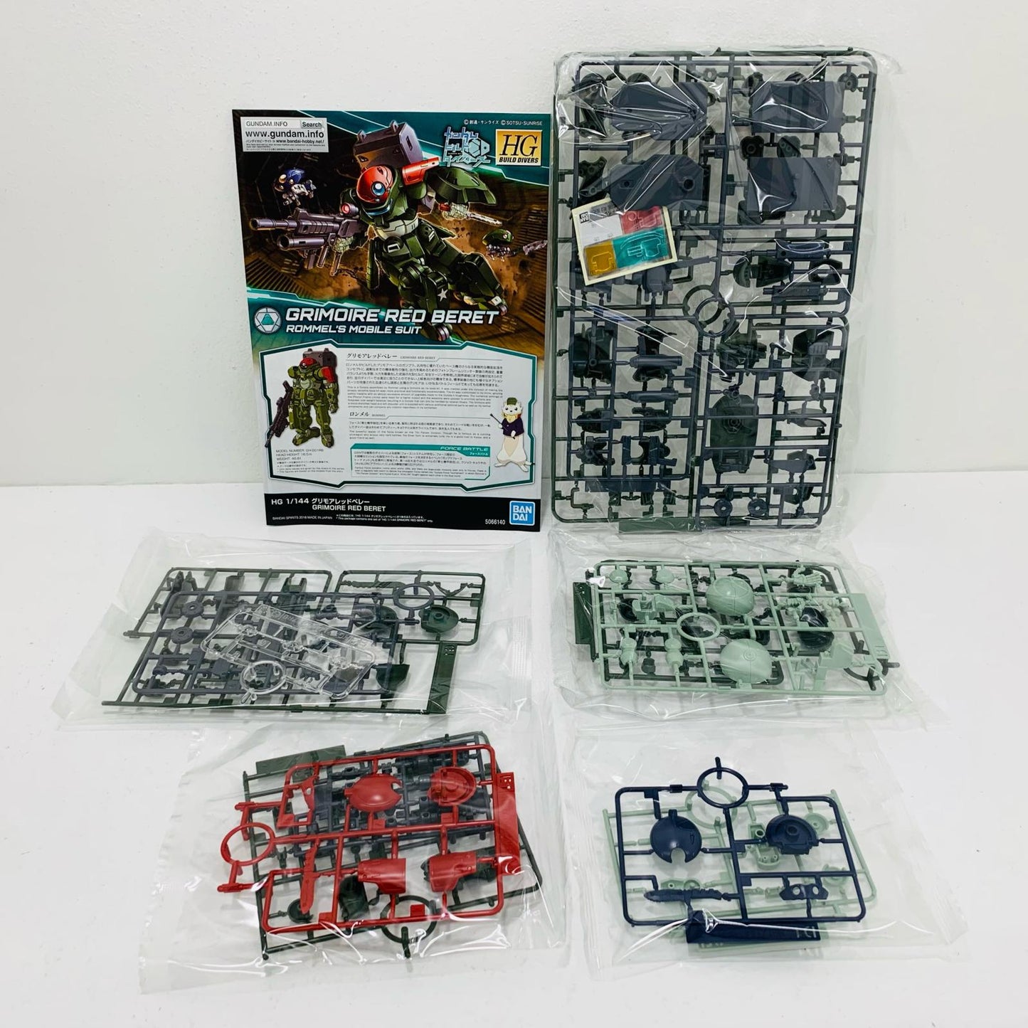 【中古】 1/144HGBDグリモアレッドベレー「ガンダムビルドダイバーズ」[5066140]