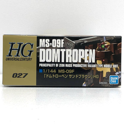 【中古】 1/144HGUCMS-09Fドムトローペンサンドブラウン「機動戦士ガンダム0083STARDUSTMEMORY」シリーズNo.027[5060393]【加古川物流】