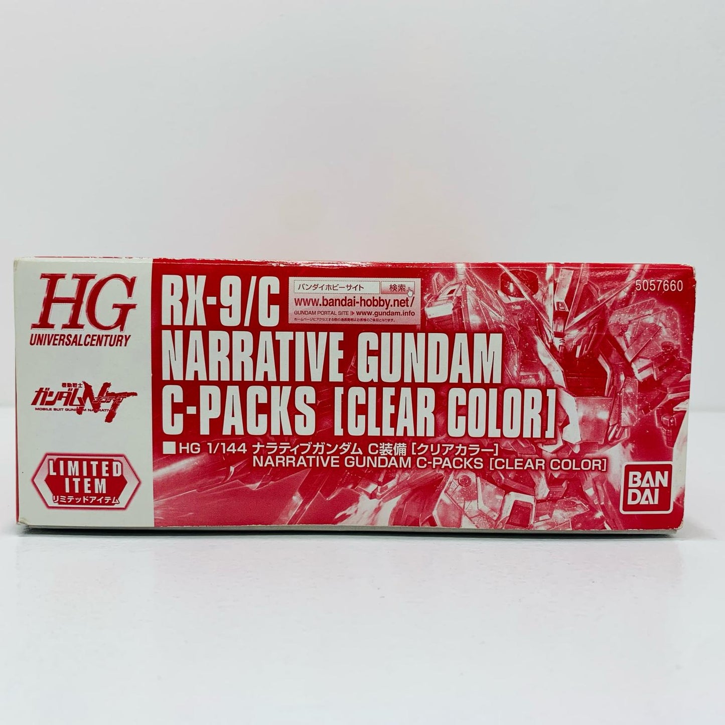 【中古】 1/144HGUCRX-9/CナラティブガンダムC装備クリアカラーver.「機動戦士ガンダムNT」イベント限定[5057660]【飾磨店】