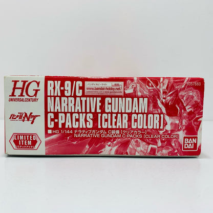 【中古】 1/144HGUCRX-9/CナラティブガンダムC装備クリアカラーver.「機動戦士ガンダムNT」イベント限定[5057660]【飾磨店】