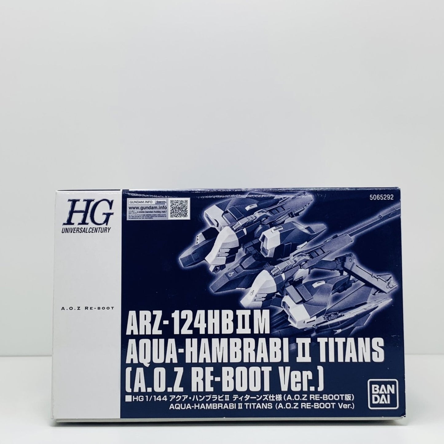 【中古】 A.O.ZRE-BOOTガンダム・インレ プラモデル アクア・ハンブラビ2ティターンズ仕様 HG プレミアムバンダイ限定 '1/144 5065292