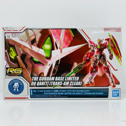 【中古】 1/144RGGNT-0000ダブルオークアンタ(トランザムクリア)ガンダムベースロゴ入り台座付「劇場版機動戦士ガンダム00(ダブルオー)-AwakeningoftheTrailblazer-」ガンダムベース限定[5060608]【飾磨店】