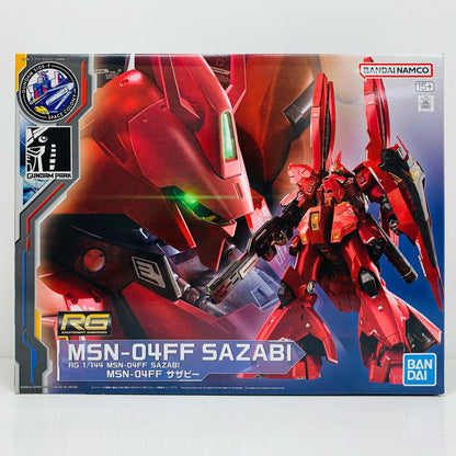 [Used] 1/144 RG MSN-04FF Sazabi "Mobile Suit Gundam: Char's Counterattack" GUNDAM SIDE-F Limited [5065386]